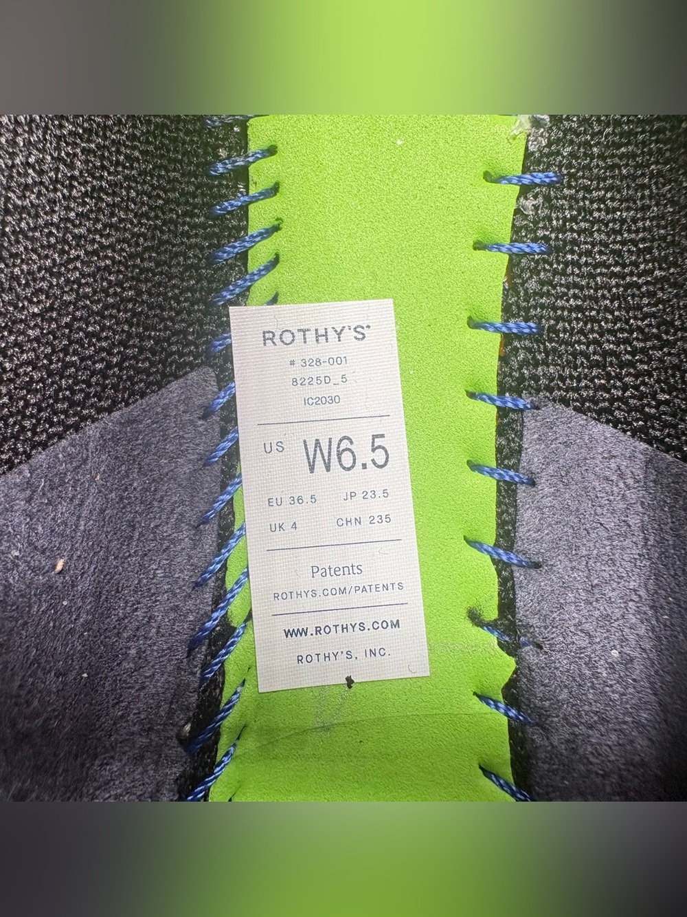NEW Rothy's The T-Strap Mary Jane Knit Flats Shoes Womens Size 6.5 Black - Picture 10 of 10